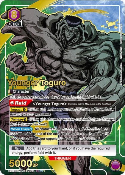 Younger Toguro (025) (SR**), UE13BT: Yu Yu Hakusho: Ghost Files UE13BT/YYH-1-025