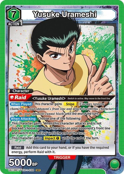Yusuke Urameshi (038), UE13BT: Yu Yu Hakusho: Ghost Files UE13BT/YYH-1-038