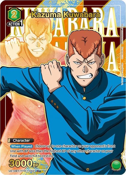 Kazuma Kuwabara (042) (R*), UE13BT: Yu Yu Hakusho: Ghost Files UE13BT/YYH-1-042