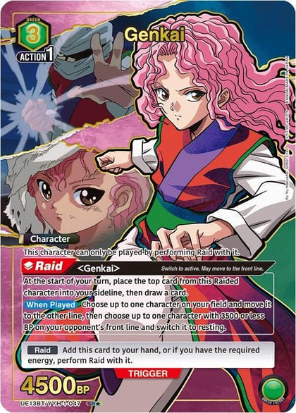 Genkai (047) (SR*), UE13BT: Yu Yu Hakusho: Ghost Files UE13BT/YYH-1-047