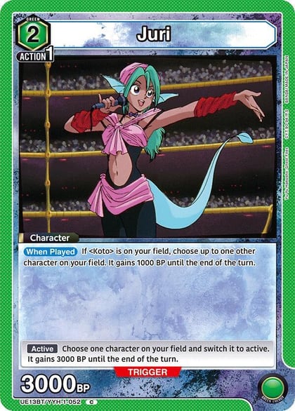 Juri, UE13BT: Yu Yu Hakusho: Ghost Files UE13BT/YYH-1-052