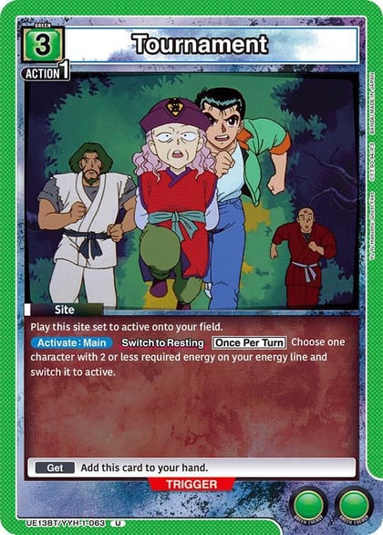 Tournament, UE13BT: Yu Yu Hakusho: Ghost Files UE13BT/YYH-1-063