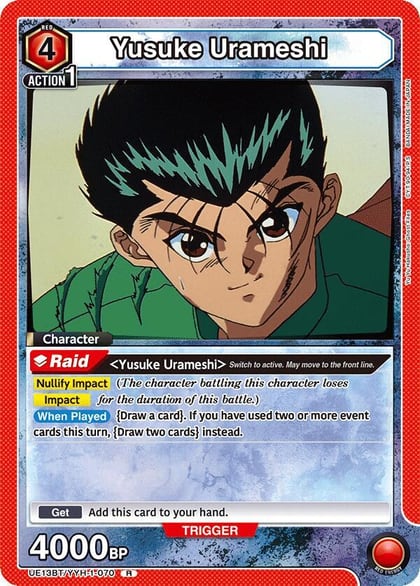Yusuke Urameshi (070), UE13BT: Yu Yu Hakusho: Ghost Files UE13BT/YYH-1-070