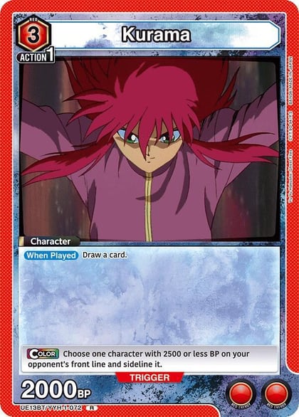Kurama (072), UE13BT: Yu Yu Hakusho: Ghost Files UE13BT/YYH-1-072