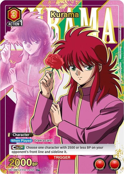 Kurama (072) (R*), UE13BT: Yu Yu Hakusho: Ghost Files UE13BT/YYH-1-072