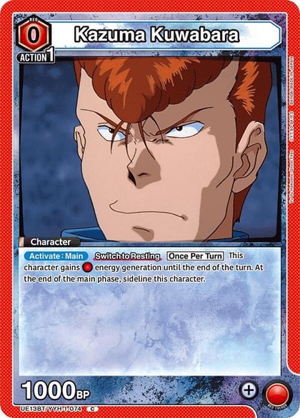 Kazuma Kuwabara (074), UE13BT: Yu Yu Hakusho: Ghost Files UE13BT/YYH-1-074