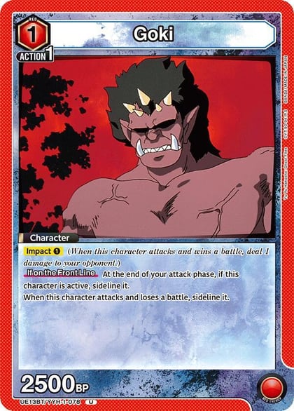 Goki (078), UE13BT: Yu Yu Hakusho: Ghost Files UE13BT/YYH-1-078
