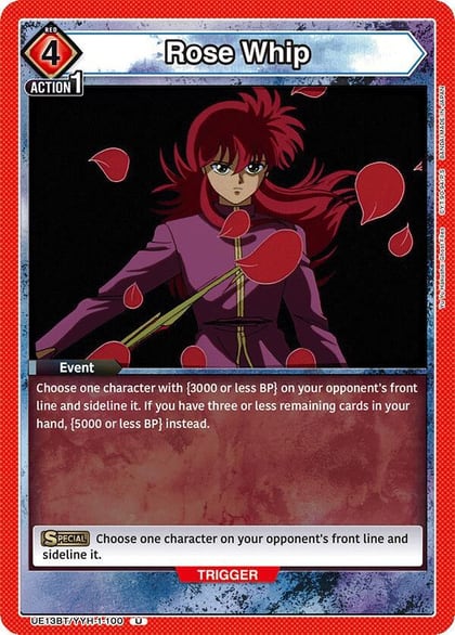 Rose Whip, UE13BT: Yu Yu Hakusho: Ghost Files UE13BT/YYH-1-100