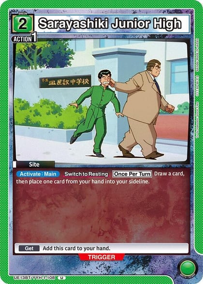 Sarayashiki Junior High, UE13BT: Yu Yu Hakusho: Ghost Files UE13BT/YYH-1-108