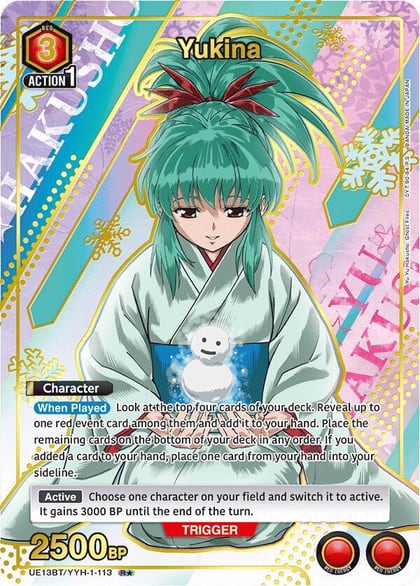 Yukina (113) (R*), UE13BT: Yu Yu Hakusho: Ghost Files UE13BT/YYH-1-113