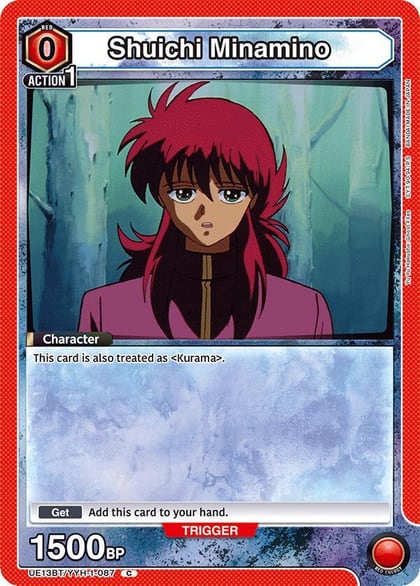 Shuichi Minamino (Box Topper Foil), UE13BT: Yu Yu Hakusho: Ghost Files UE13BT/YYH-1-087