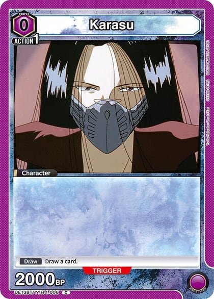 Karasu (006) (Box Topper Foil), UE13BT: Yu Yu Hakusho: Ghost Files UE13BT/YYH-1-006