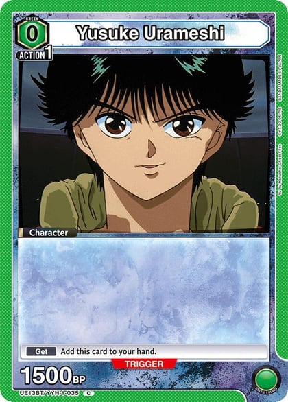 Yusuke Urameshi (035) (Box Topper Foil), UE13BT: Yu Yu Hakusho: Ghost Files UE13BT/YYH-1-035