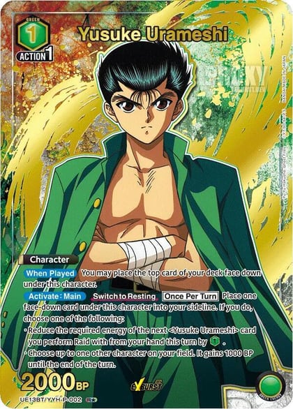 Yusuke Urameshi (002) (R*), UE13BT: Yu Yu Hakusho: Ghost Files UE13BT/YYH-P-002