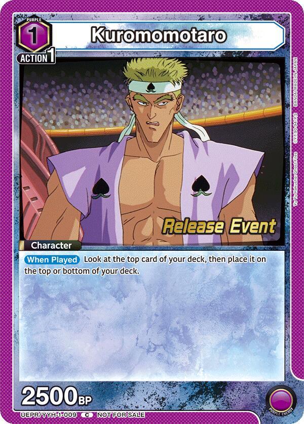 Kuromomotaro, UE13BT: Yu Yu Hakusho: Ghost Files Release Event Cards UEPR/YYH-1-009