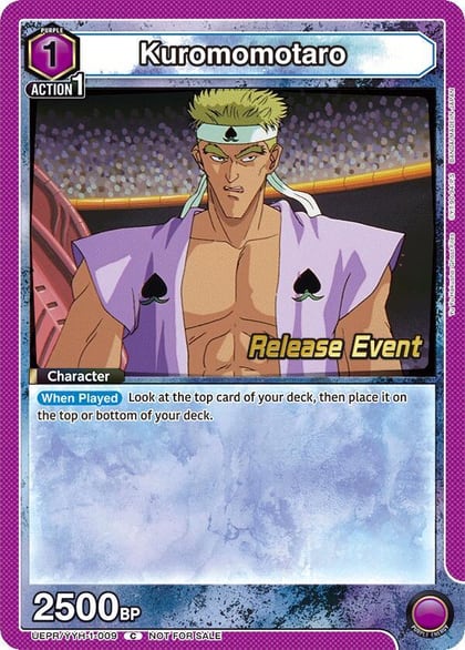 Kuromomotaro, UE13BT: Yu Yu Hakusho: Ghost Files Release Event Cards UEPR/YYH-1-009