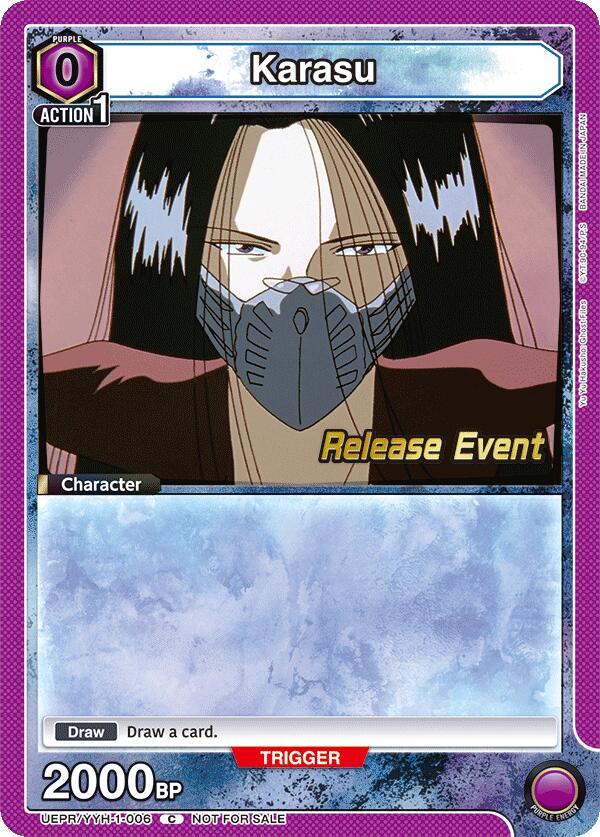 Karasu (006), UE13BT: Yu Yu Hakusho: Ghost Files Release Event Cards UEPR/YYH-1-006