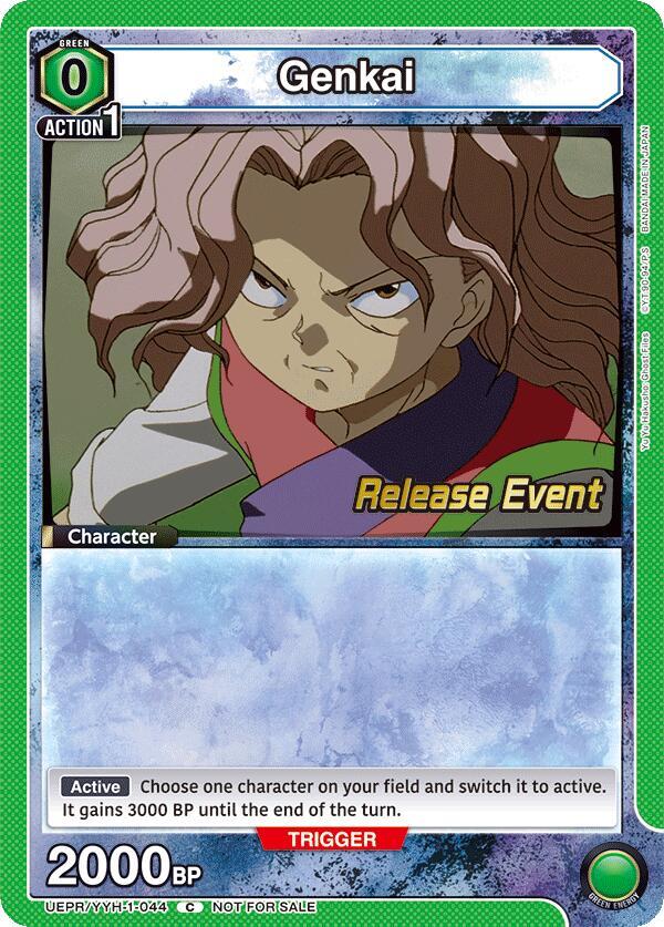 Genkai (044), UE13BT: Yu Yu Hakusho: Ghost Files Release Event Cards UEPR/YYH-1-044