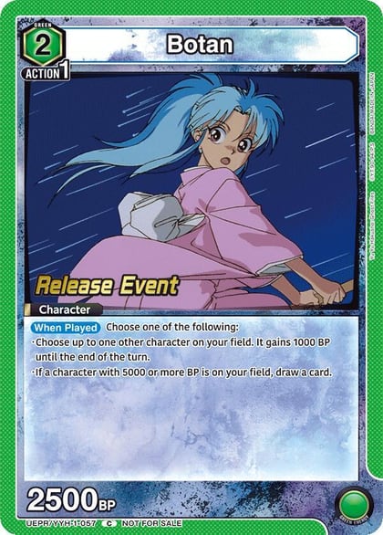 Botan (057), UE13BT: Yu Yu Hakusho: Ghost Files Release Event Cards UEPR/YYH-1-057