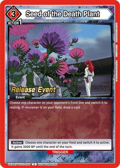 Seed of the Death Plant, UE13BT: Yu Yu Hakusho: Ghost Files Release Event Cards UEPR/YYH-1-095