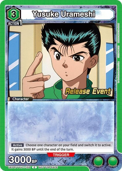 Yusuke Urameshi (102), UE13BT: Yu Yu Hakusho: Ghost Files Release Event Cards UEPR/YYH-1-102