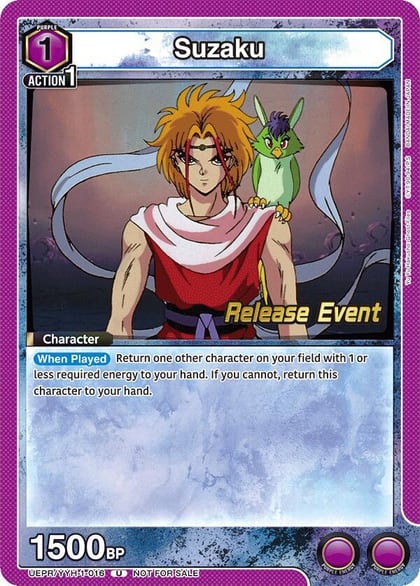 Suzaku, UE13BT: Yu Yu Hakusho: Ghost Files Release Event Cards UEPR/YYH-1-016
