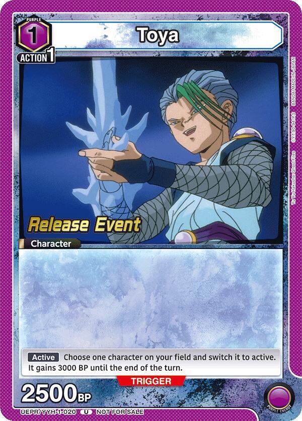 Toya, UE13BT: Yu Yu Hakusho: Ghost Files Release Event Cards UEPR/YYH-1-020