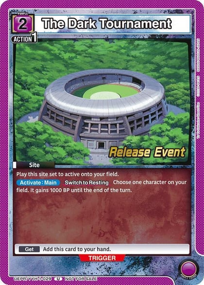 The Dark Tournament, UE13BT: Yu Yu Hakusho: Ghost Files Release Event Cards UEPR/YYH-1-029