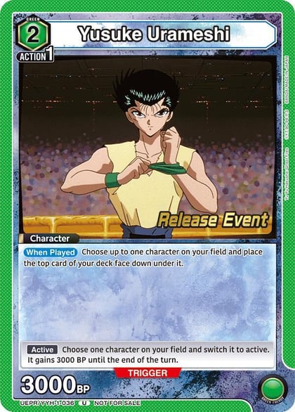 Yusuke Urameshi (036), UE13BT: Yu Yu Hakusho: Ghost Files Release Event Cards UEPR/YYH-1-036