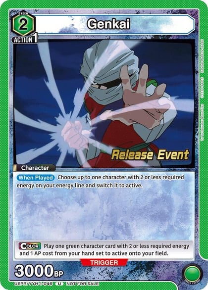 Genkai (046), UE13BT: Yu Yu Hakusho: Ghost Files Release Event Cards UEPR/YYH-1-046