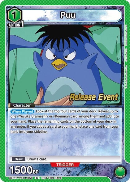 Puu (056), UE13BT: Yu Yu Hakusho: Ghost Files Release Event Cards UEPR/YYH-1-056