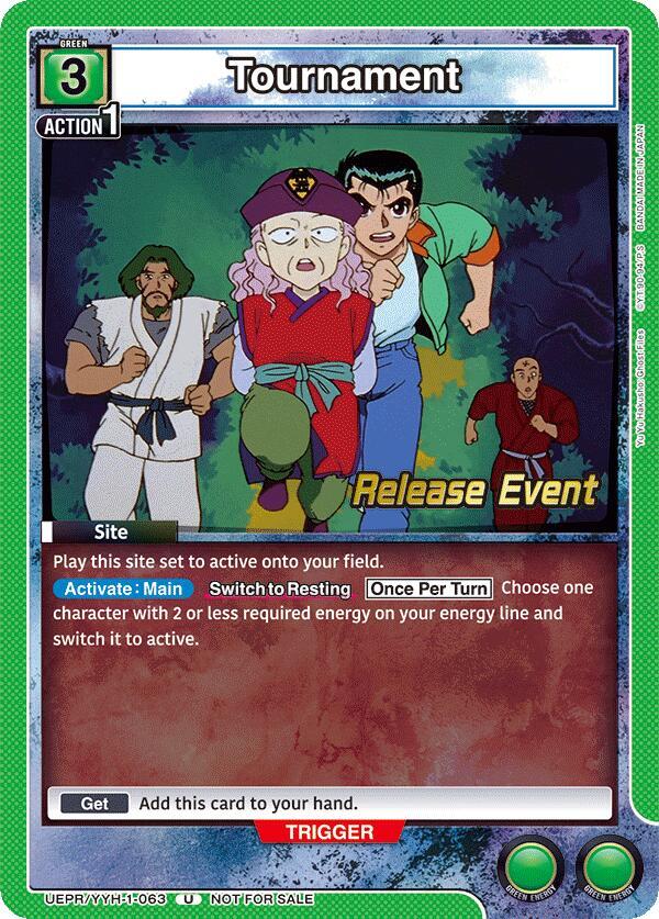 Tournament, UE13BT: Yu Yu Hakusho: Ghost Files Release Event Cards UEPR/YYH-1-063