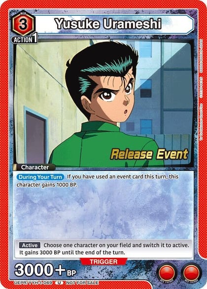 Yusuke Urameshi (069), UE13BT: Yu Yu Hakusho: Ghost Files Release Event Cards UEPR/YYH-1-069