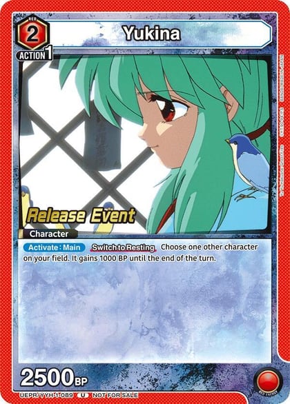 Yukina (089), UE13BT: Yu Yu Hakusho: Ghost Files Release Event Cards UEPR/YYH-1-089