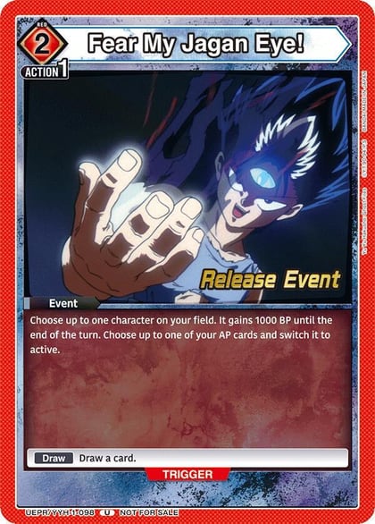 Fear My Jagan Eye!, UE13BT: Yu Yu Hakusho: Ghost Files Release Event Cards UEPR/YYH-1-098