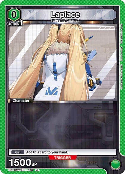 Laplace (090) (Box Topper Foil), UE14BT: GODDESS OF VICTORY: NIKKE UE14BT/NIK-1-090