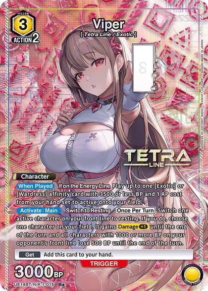 Viper (015) (R*), UE14BT: GODDESS OF VICTORY: NIKKE UE14BT/NIK-1-015