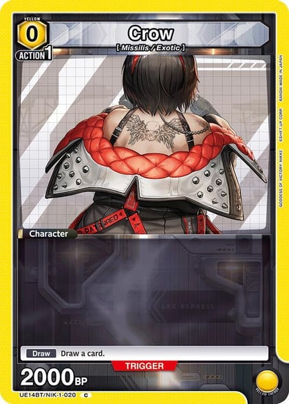 Crow (020), UE14BT: GODDESS OF VICTORY: NIKKE UE14BT/NIK-1-020