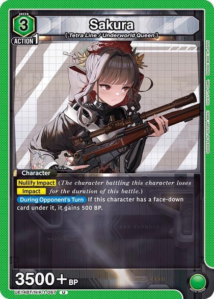 Sakura, UE14BT: GODDESS OF VICTORY: NIKKE UE14BT/NIK-1-067