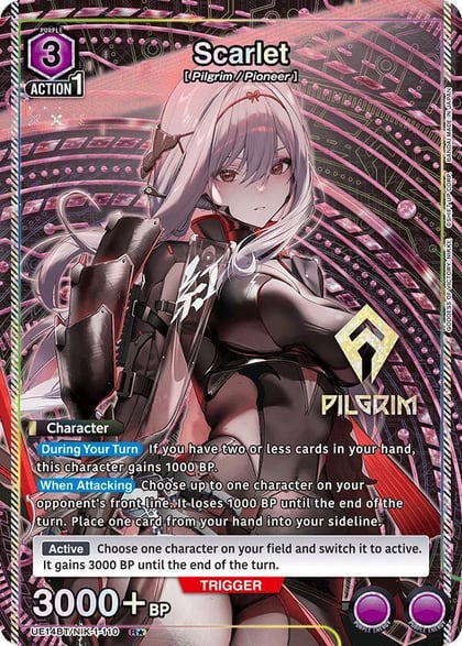 Scarlet (110) (R*), UE14BT: GODDESS OF VICTORY: NIKKE UE14BT/NIK-1-110
