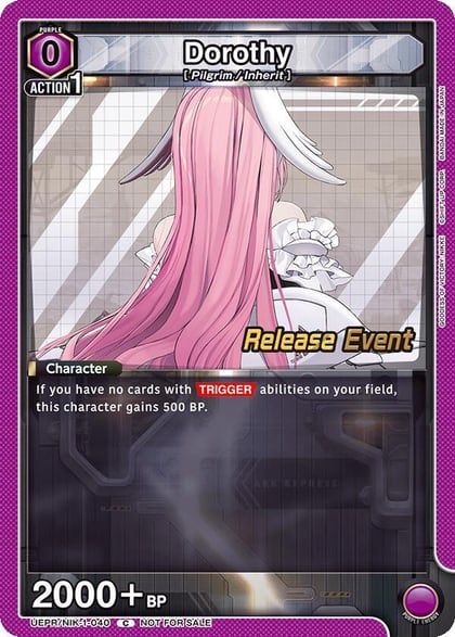 Dorothy (040), UE14BT: GODDESS OF VICTORY: NIKKE Release Event Cards UEPR/NIK-1-040