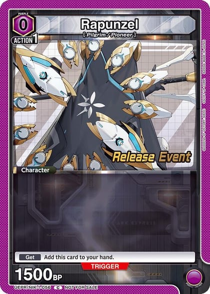 Rapunzel (056), UE14BT: GODDESS OF VICTORY: NIKKE Release Event Cards UEPR/NIK-1-056