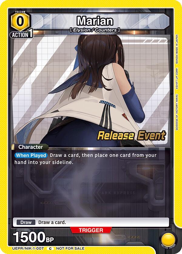 Marian (007), UE14BT: GODDESS OF VICTORY: NIKKE Release Event Cards UEPR/NIK-1-007