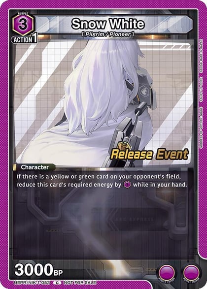Snow White (053), UE14BT: GODDESS OF VICTORY: NIKKE Release Event Cards UEPR/NIK-1-053