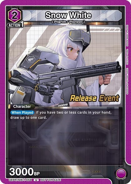 Snow White (054), UE14BT: GODDESS OF VICTORY: NIKKE Release Event Cards UEPR/NIK-1-054