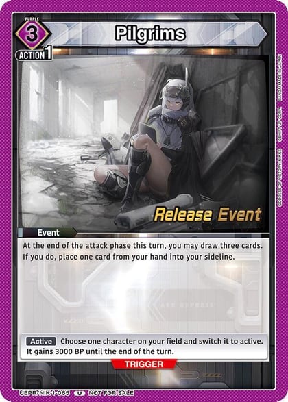 Pilgrims, UE14BT: GODDESS OF VICTORY: NIKKE Release Event Cards UEPR/NIK-1-065