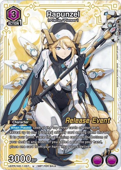 Rapunzel (Release Event Participation), UE14BT: GODDESS OF VICTORY: NIKKE Release Event Cards UEPR/NIK-1-057