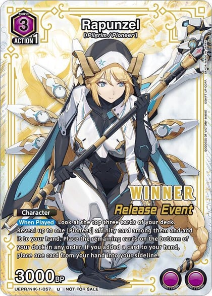 Rapunzel (Release Event Winner), UE14BT: GODDESS OF VICTORY: NIKKE Release Event Cards UEPR/NIK-1-057