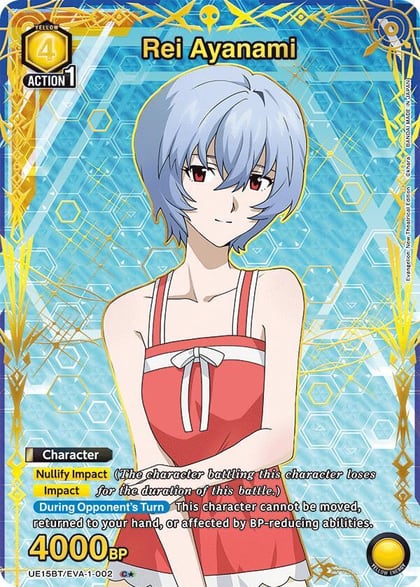 Rei Ayanami (002) (C*), UE15BT: Evangelion: New Theatrical Edition UE15BT/EVA-1-002