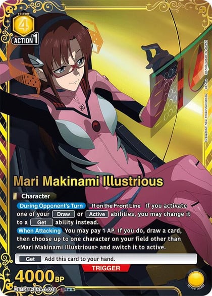 Mari Makinami Illustrious (018) (SR**), UE15BT: Evangelion: New Theatrical Edition UE15BT/EVA-1-018